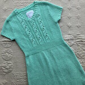 Beautiful Justice Knit Dress Mint-Colored, Sz 8